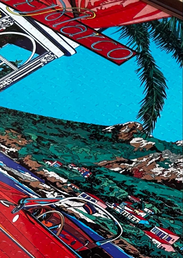 コートダジュールの小高い丘」1000ピースジ グソーパズル 完成品