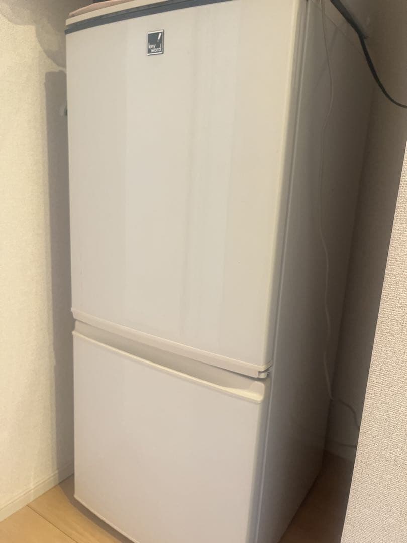 ホワイト 2ドア冷蔵庫 上冷凍・下冷蔵