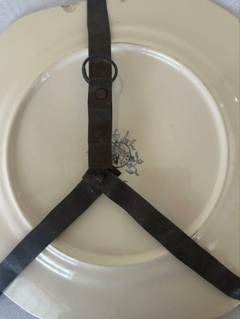 フランスアンティーク　ロンシャン　スクエアプレート