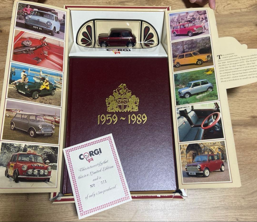 【希少限定】CORGI MINI ミニクーパー1959-1989 30周年記念