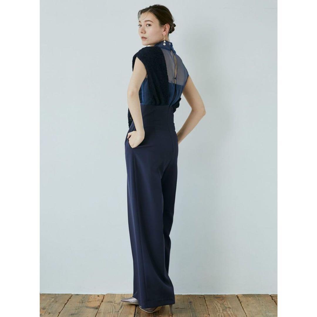 ＊新品タグ付き美品＊ラグナムーン LADYエンブロイダリーツイストパンツドレス