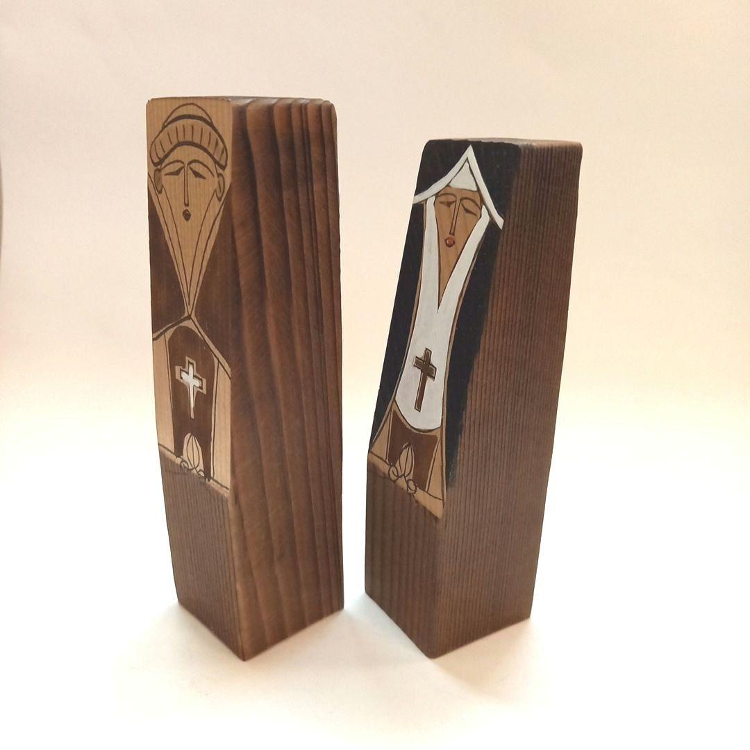 土龍　こけし　根本勲　修道士　修道女　民芸　函館トラピスト