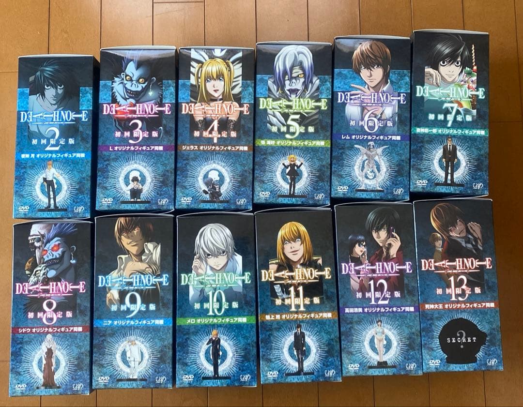 デスノート　DVD初回限定版　フィギュア
