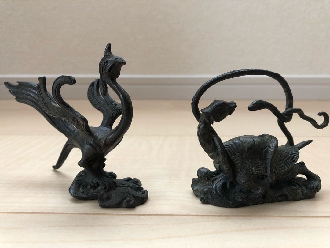 四神獣 【青龍・朱雀・白虎・玄武】置き物