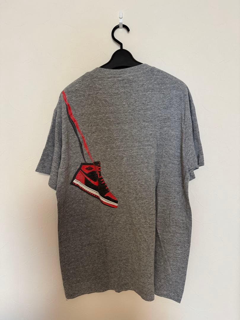 NIKE 肩掛け グレー 紺タグ　Tシャツ XL