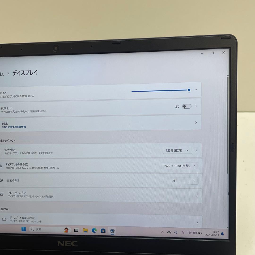 Windowsノート本体 #262 VersaPro VC-7 i5-10210Y 8Gb SSD256G