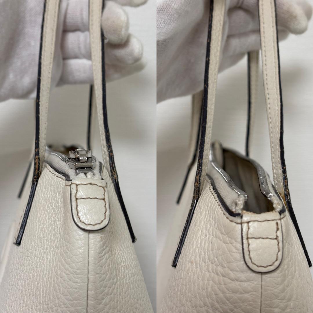 【保存袋付】GUCCI ソーホー アイボリー ハンドバッグ ミニバッグ