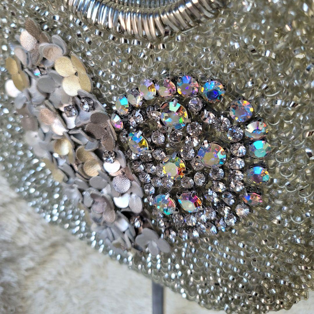 ANTEPRIMA アンテプリマ ワイヤーバッグ シルバー ビジュー ハート