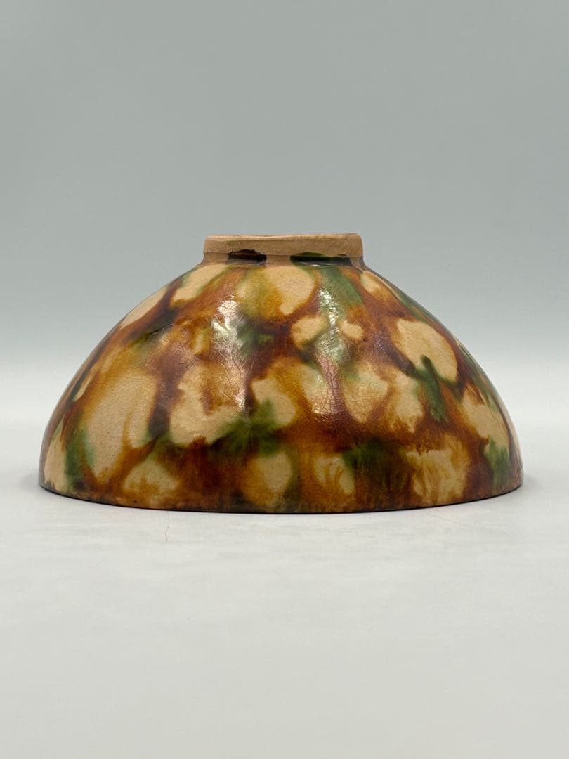 ★0058宋時代 洛阳雷村窯 三彩釉碗 ★茶道具 茶器 古美術