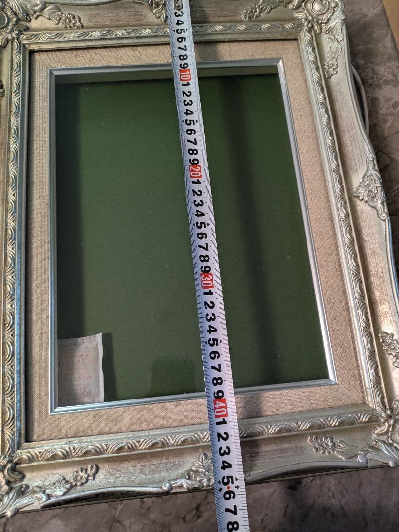 シルバー油彩額縁