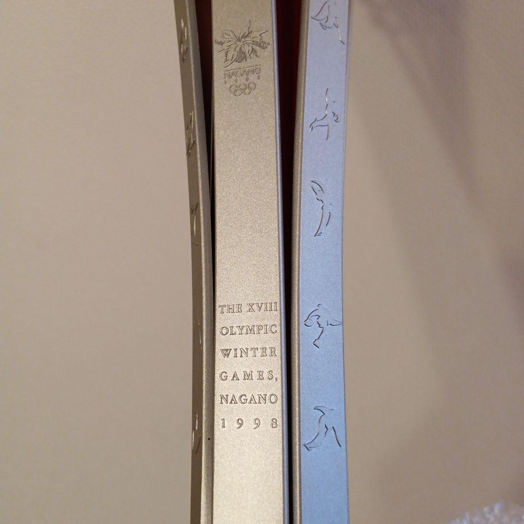 【レア 美品】1998年 長野オリンピック 聖火リレー トーチ 本物保証