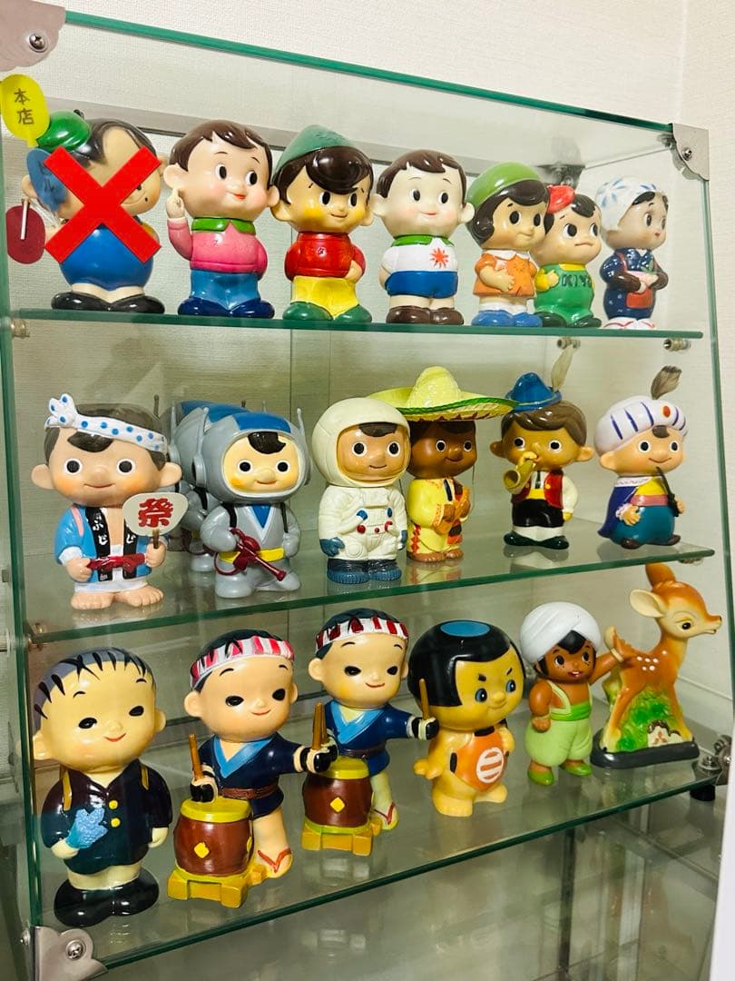 非売品　銀行貯金箱　地方銀行　ソフビ人形　昭和レトロ ❌以外　44個