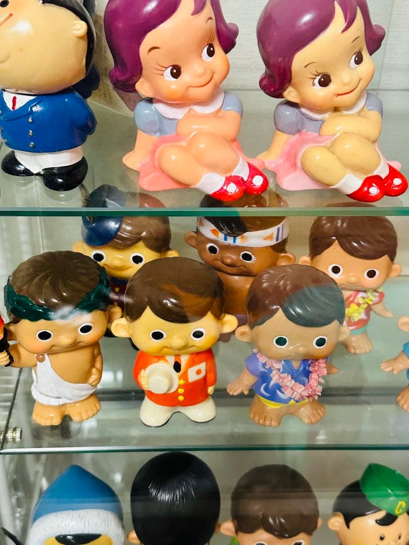 非売品　銀行貯金箱　地方銀行　ソフビ人形　昭和レトロ ❌以外　44個