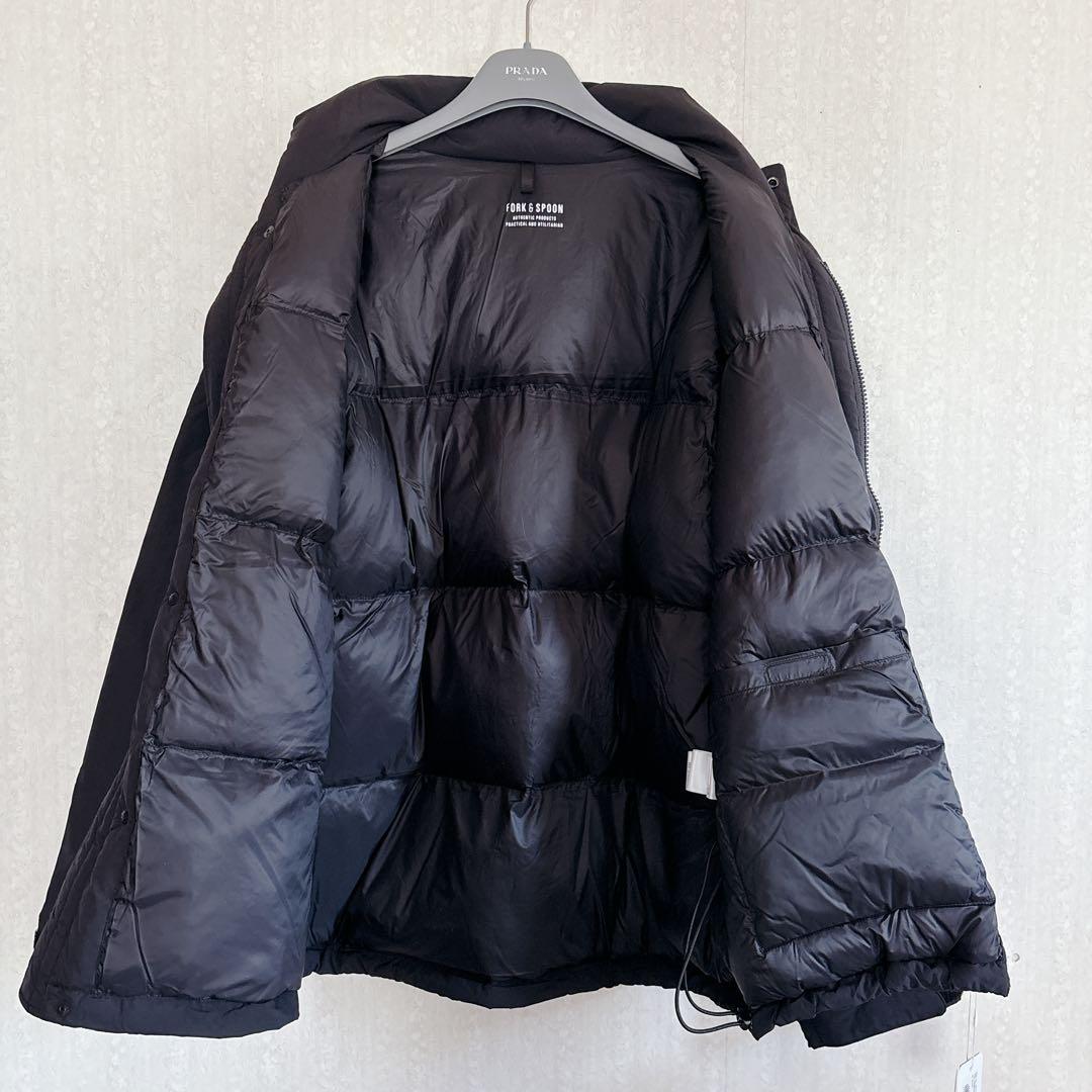 新品タグ付♦︎FORK&SPOON SORONAスタンドカラーブルゾン 中綿 黒