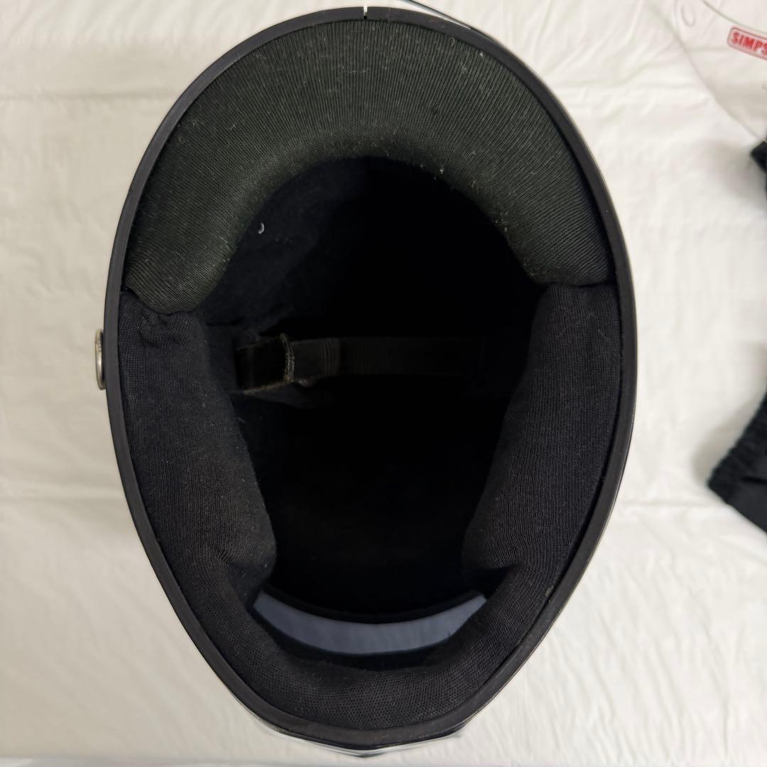 SIMPSON ヘルメット 旧モデル バンディット系 白