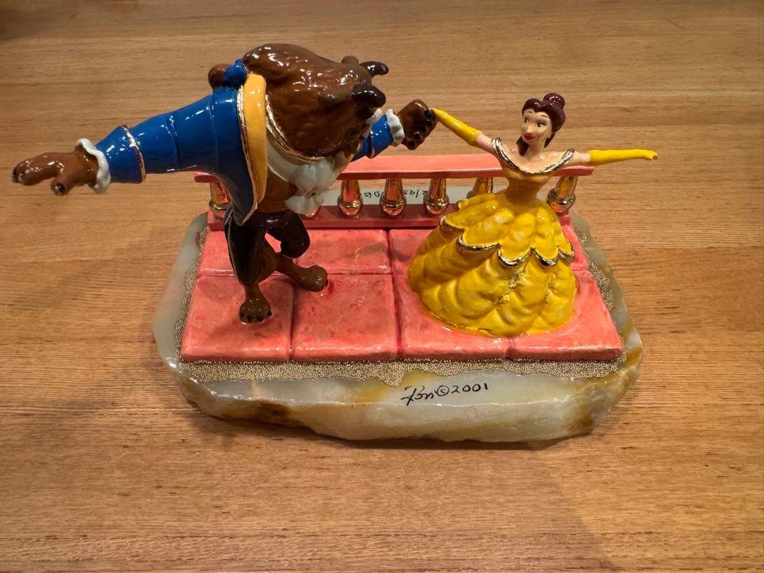 美女と野獣 陶器フィギュア 世界950個限定　ベル&ビースト　ロン・リー