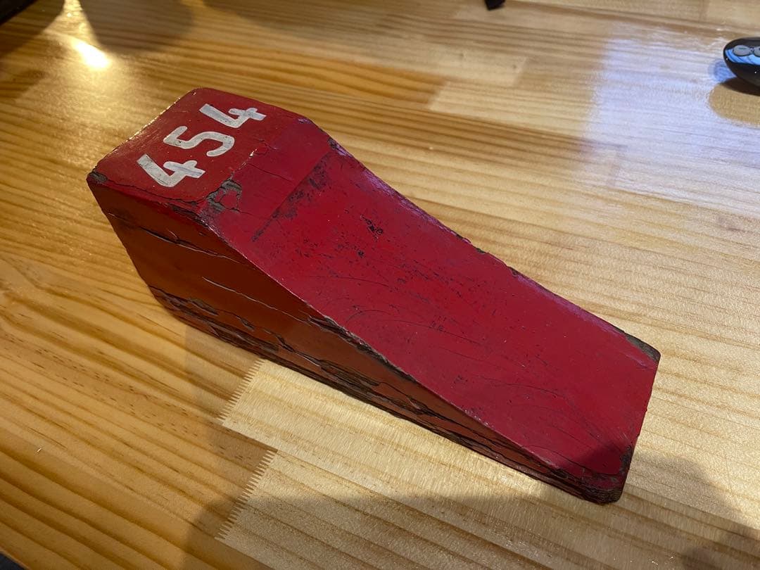 昭和レア★営団地下鉄 丸の内線 400形 454 手歯止 輪止め