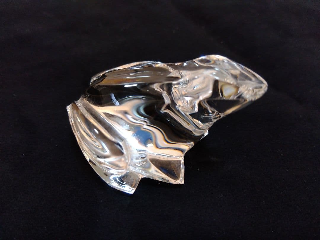 バカラ　BACCARAT　クリスタルガラス　カエル