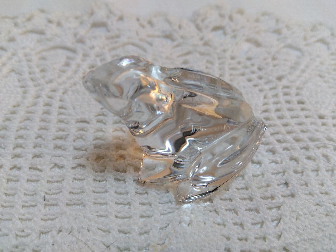 バカラ　BACCARAT　クリスタルガラス　カエル