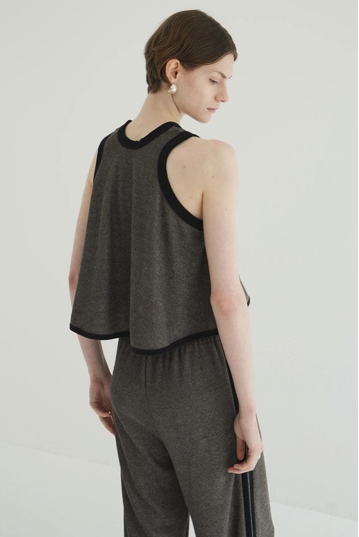トップス CLANE PILE FLARE TANK TOPS