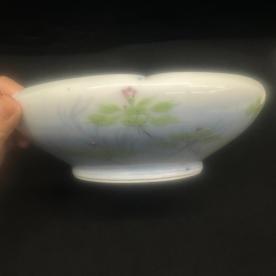 深川製磁　双鯉図　鉢