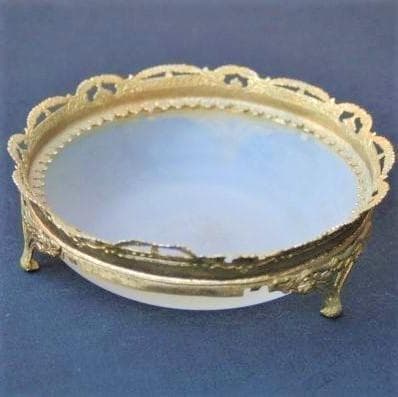 K1714 1940s ビクトリアンスタイル 装飾 デコレートディッシュ