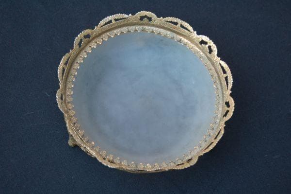 K1714 1940s ビクトリアンスタイル 装飾 デコレートディッシュ