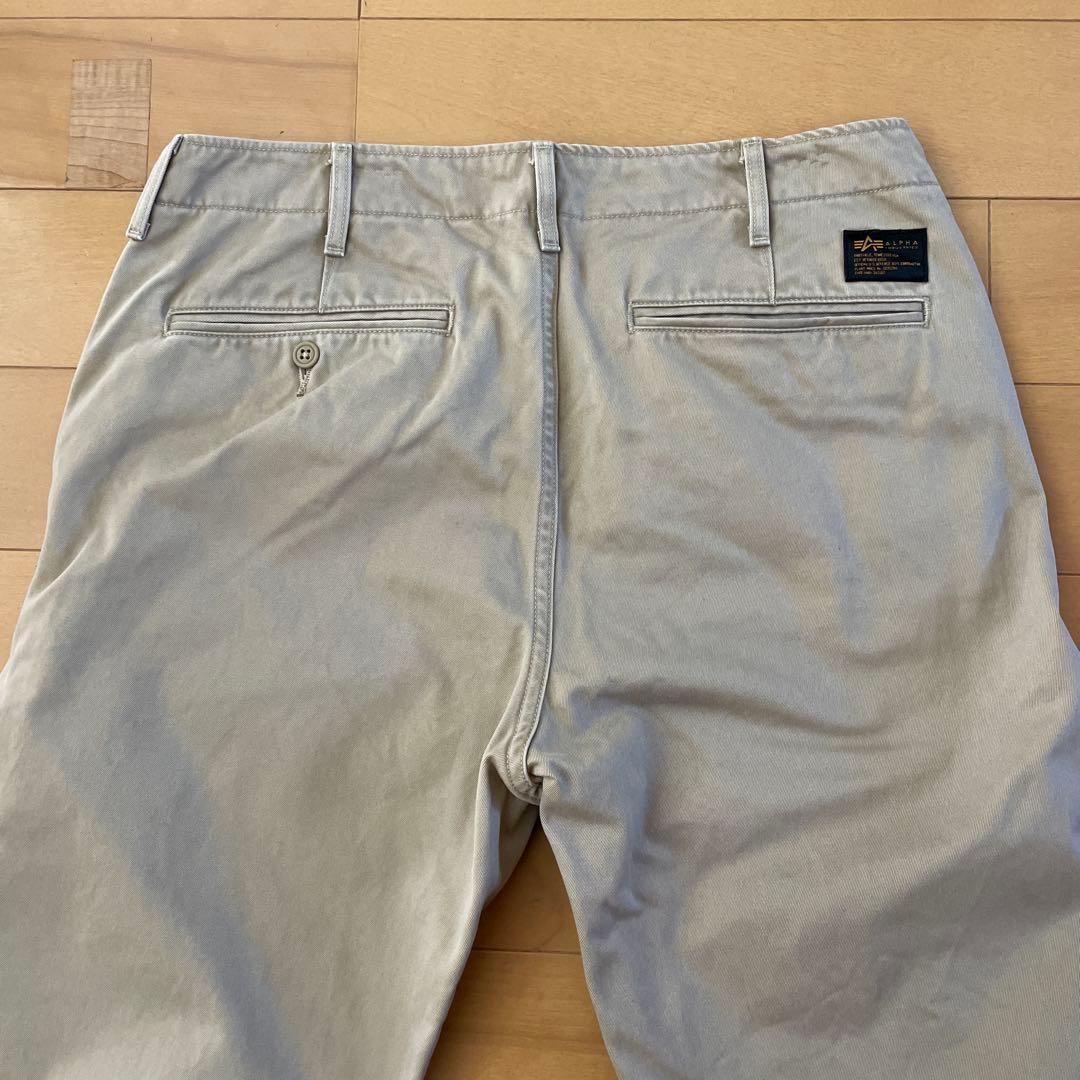 新品 ALPHA アルファインダストリーズ チノパン 3色セット Mサイズ