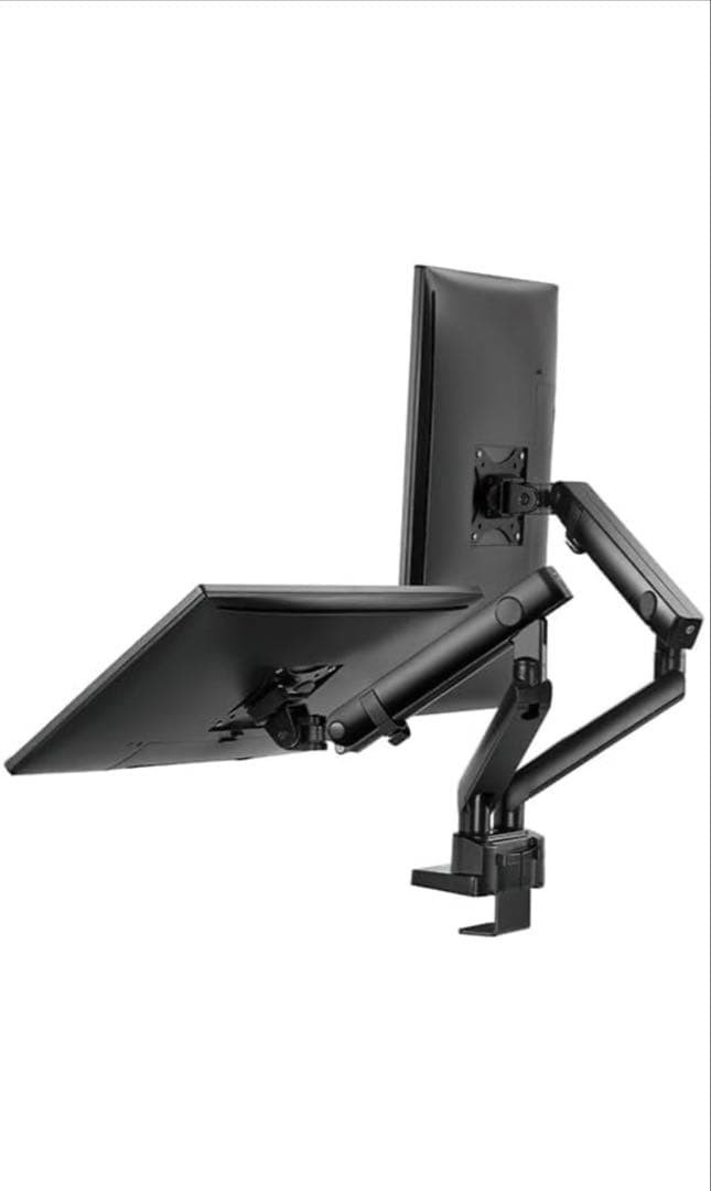 SILVER STONE ARM25 デュアルモニターアーム ブラック