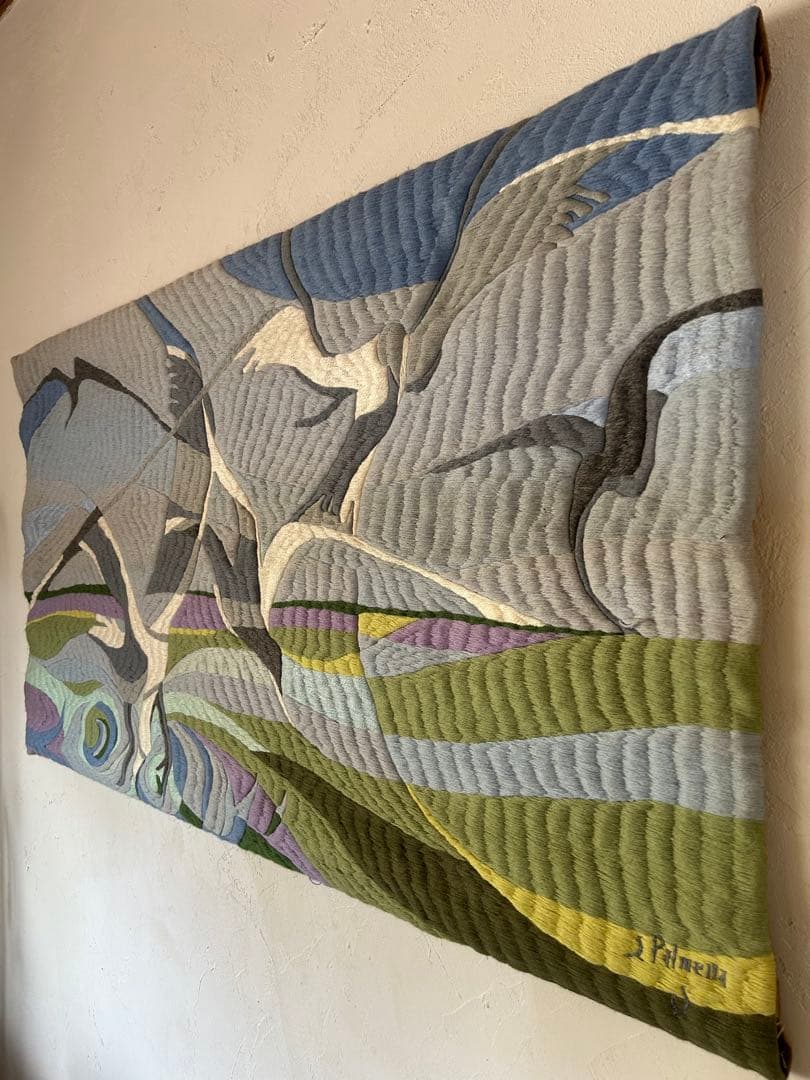 現代美術　シルバパルメイラ　ポルトガル　カモメ　かもめ　タペストリー