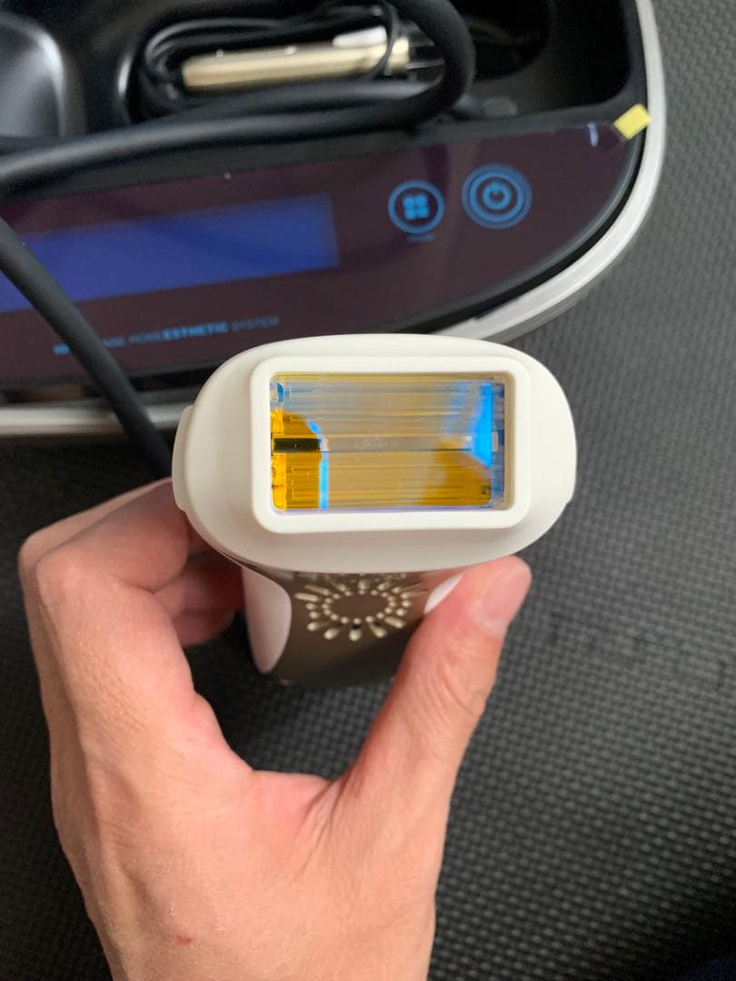 【美品】エムテック KE-NON 脱毛器　フラッシュ式 シャンパンゴールド