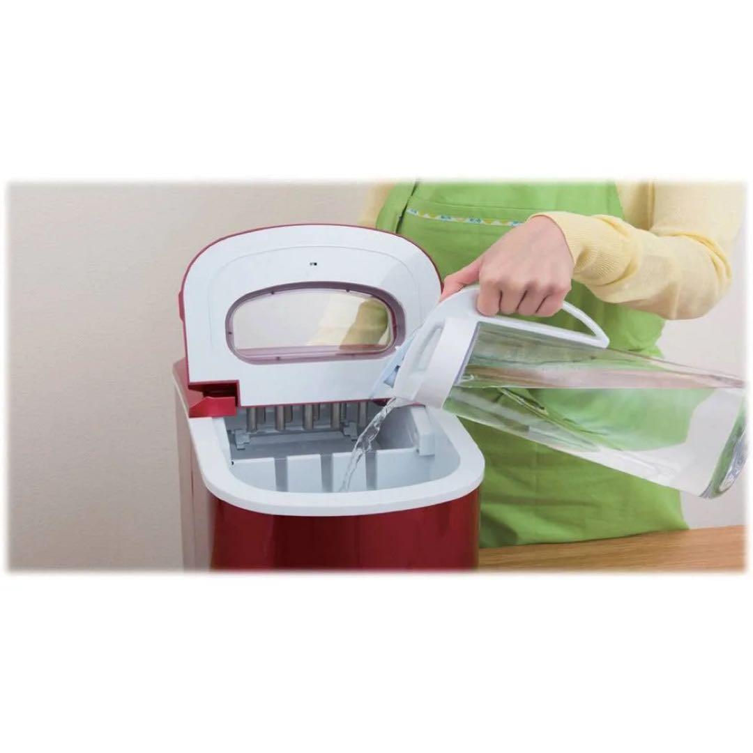 製氷機 家庭用　ベルソス製氷機レッド