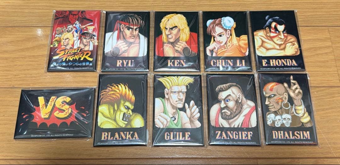 ストリートファイター　俺より強いやつらの世界展　マグネット　スト2 カプコン