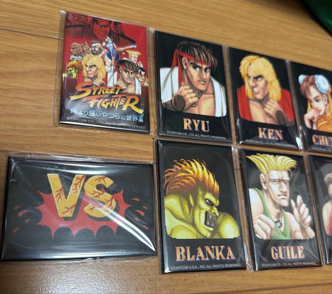 ストリートファイター　俺より強いやつらの世界展　マグネット　スト2 カプコン