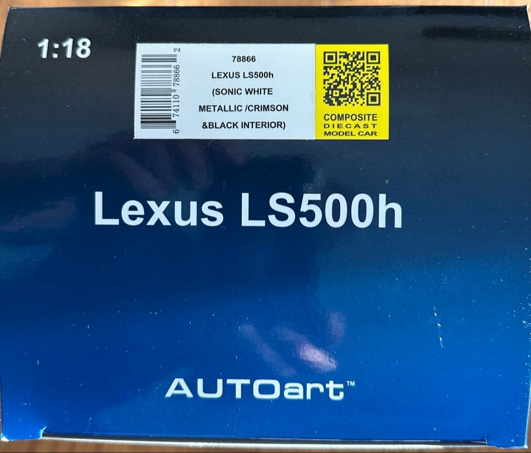 AUTOartLexus LS 500h1/18 ホワイト ミニカー1/18