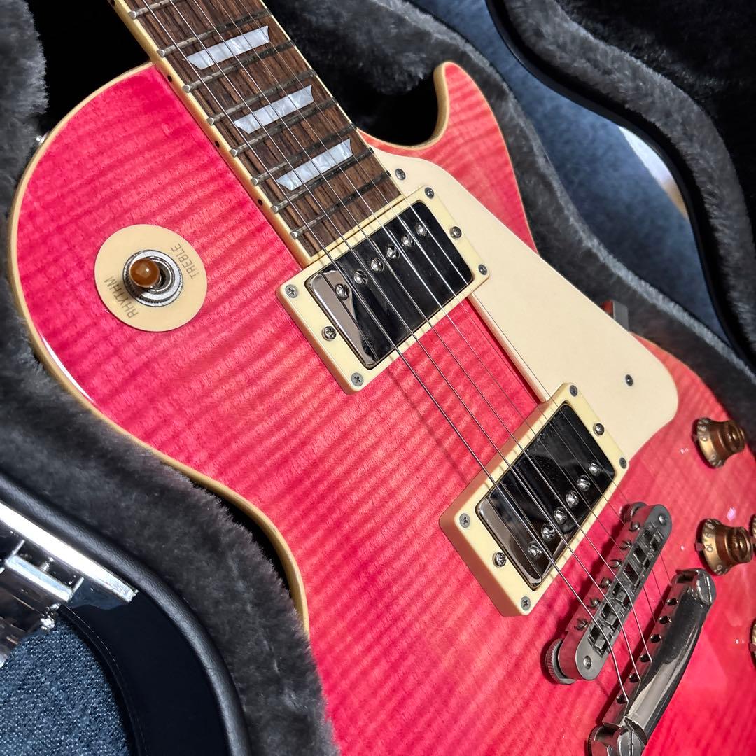 Burny LPタイプ フェルナンデス ピンク ハードケース付 レアカラー