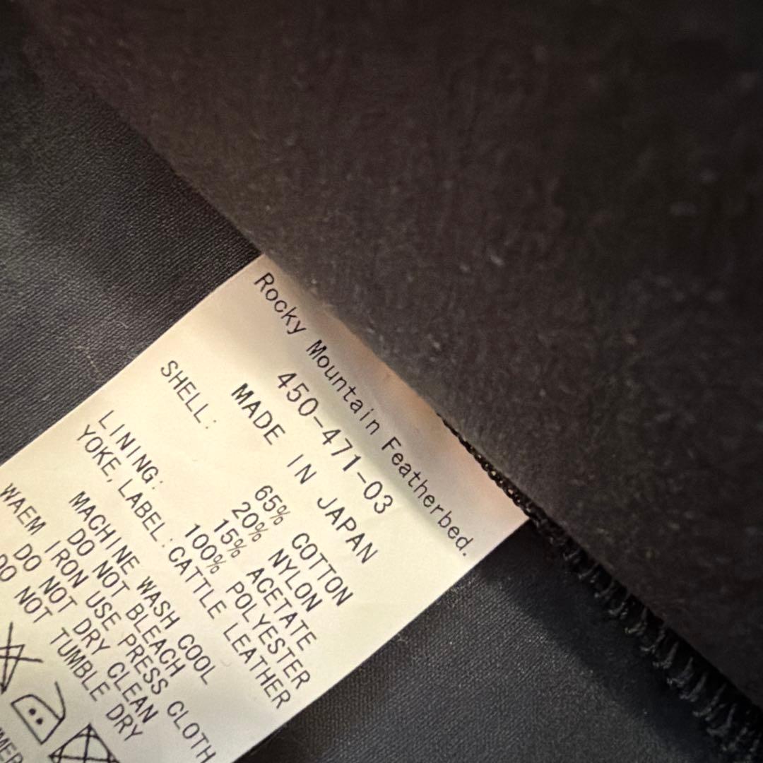 RockyMountainFeatherbed×RonHerman レザーヨーク