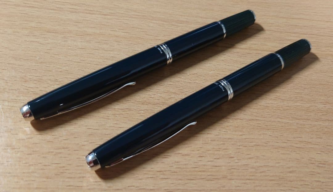 【2本セット】パイロット キャップレス フェルモ ダークグリーン 名前刻印あり