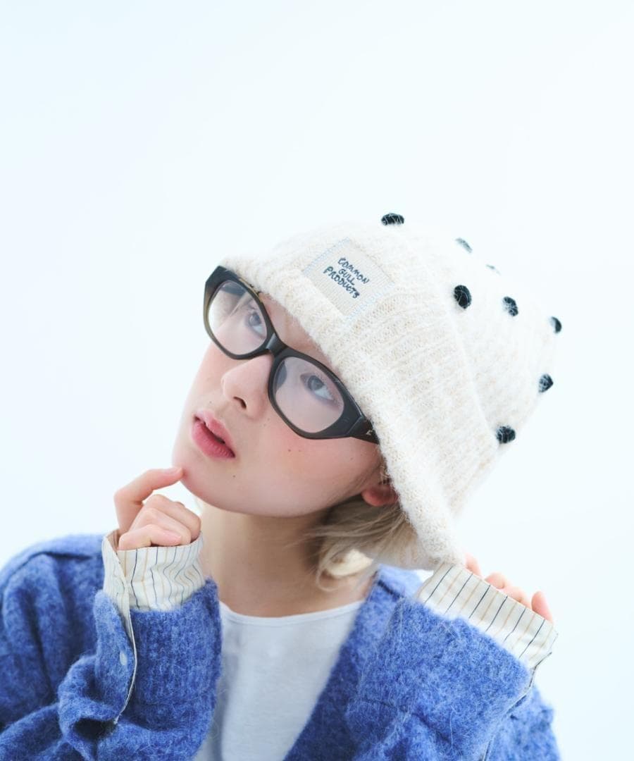 入手困難 新品未使用 コモンガルプロダクツ 記憶の中のガルニット帽弟子 ホワイト