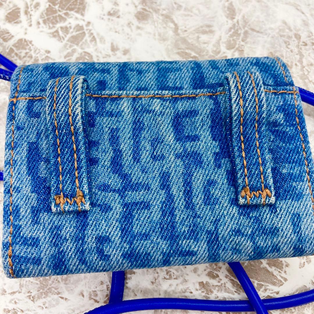 希少　DIESEL ディーゼル デニム ショルダーバッグ 2WAY 二つ折り財布