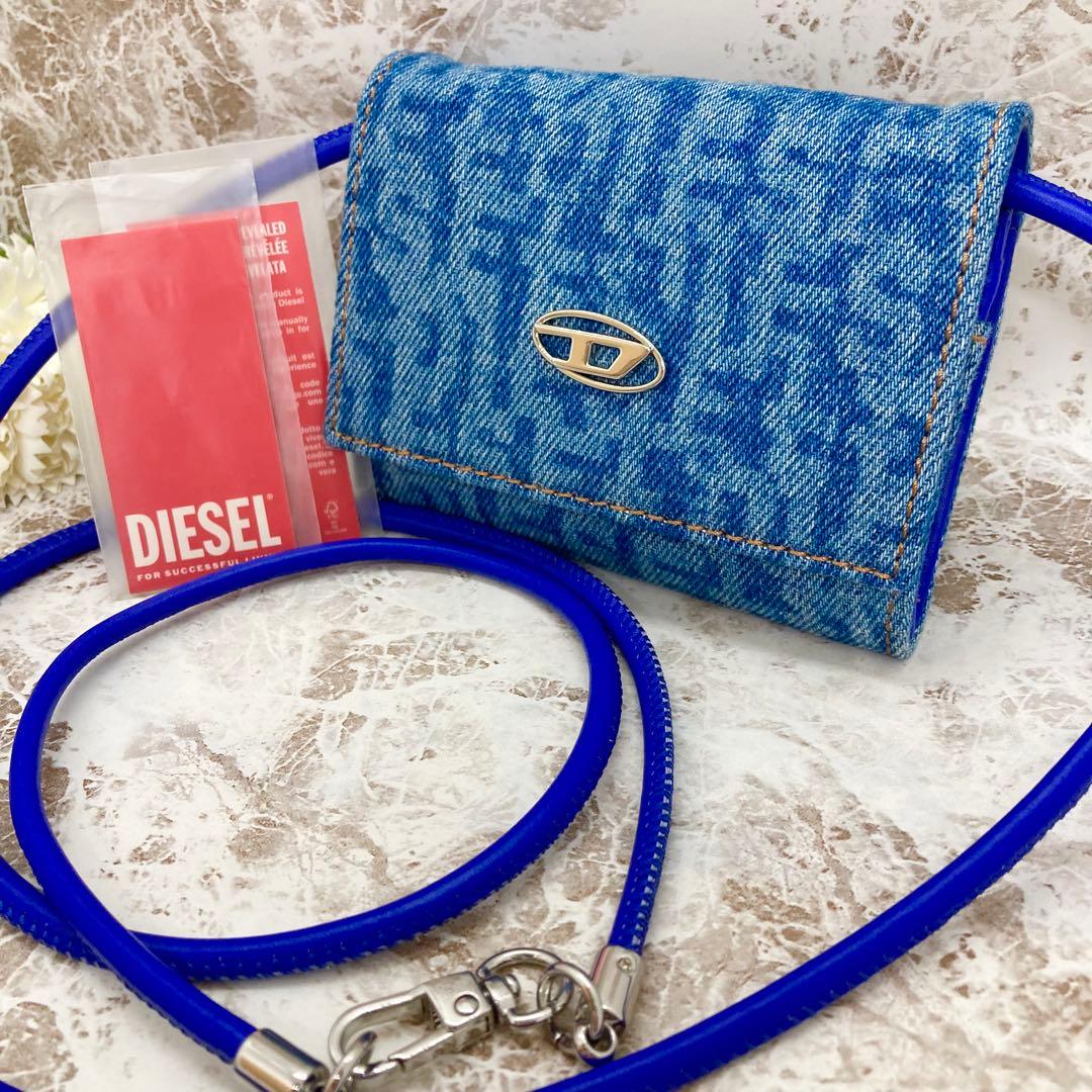 希少　DIESEL ディーゼル デニム ショルダーバッグ 2WAY 二つ折り財布
