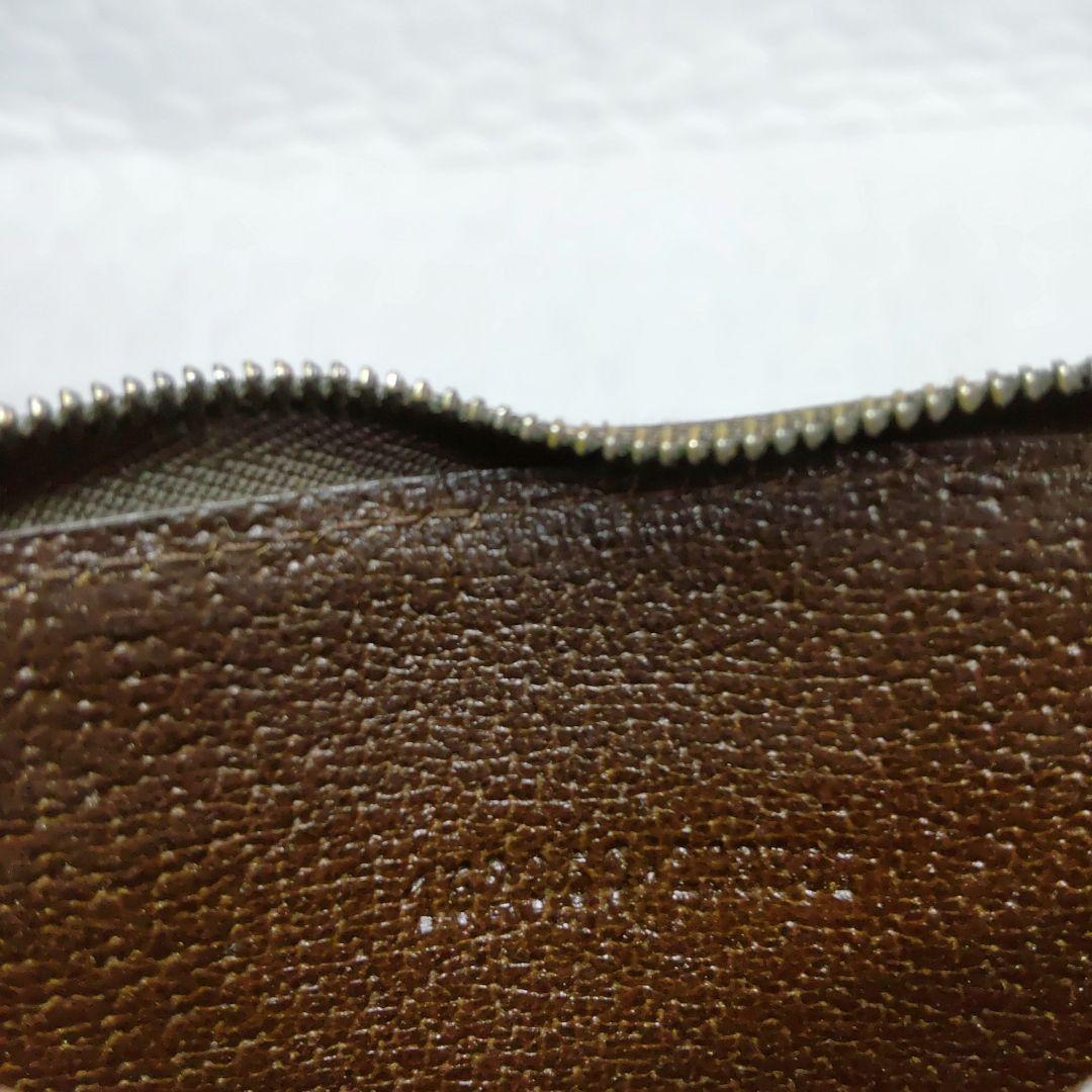 ✨ GUCCI グッチ GGキャンバスラウンドファスナー ケース 定期入れ