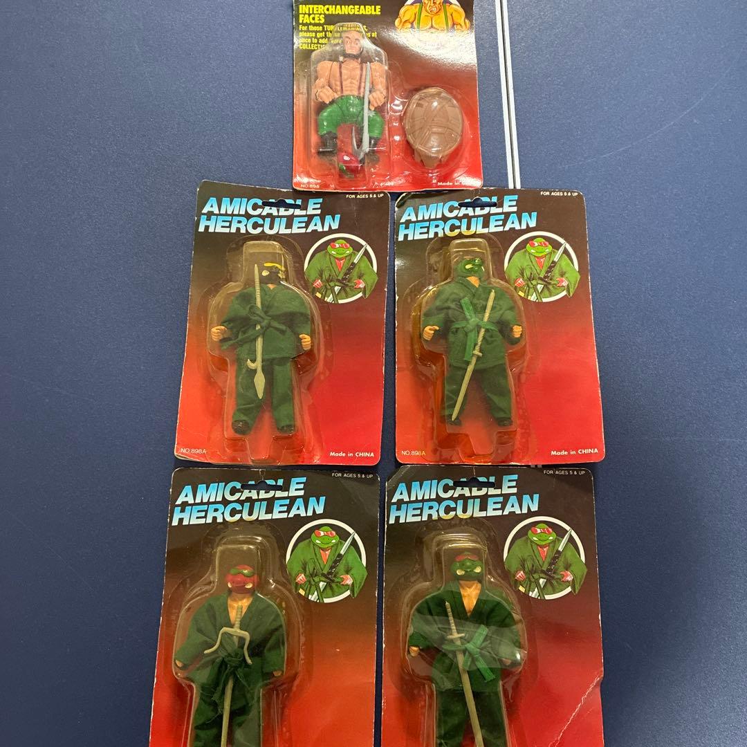 タートルのフィギュア 5体セット