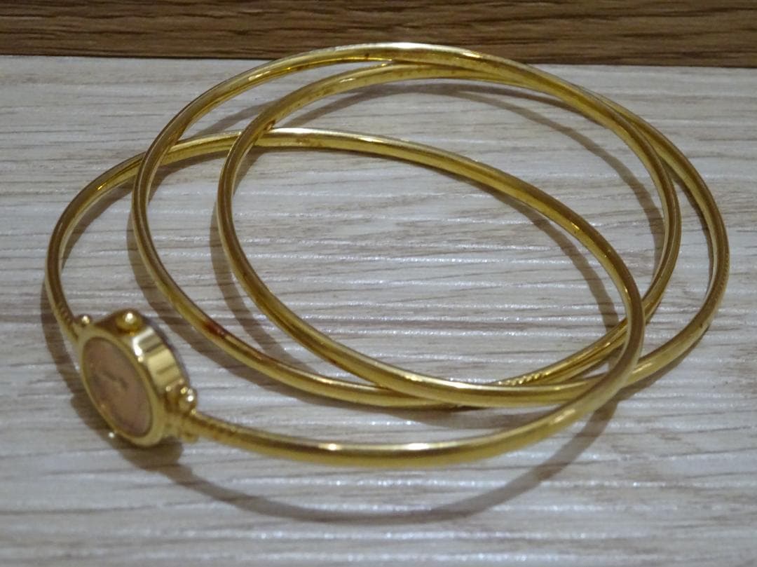 訳あり WAKO 和光 Raffinee ラフィネ 3連バングルウォッチ 腕時計