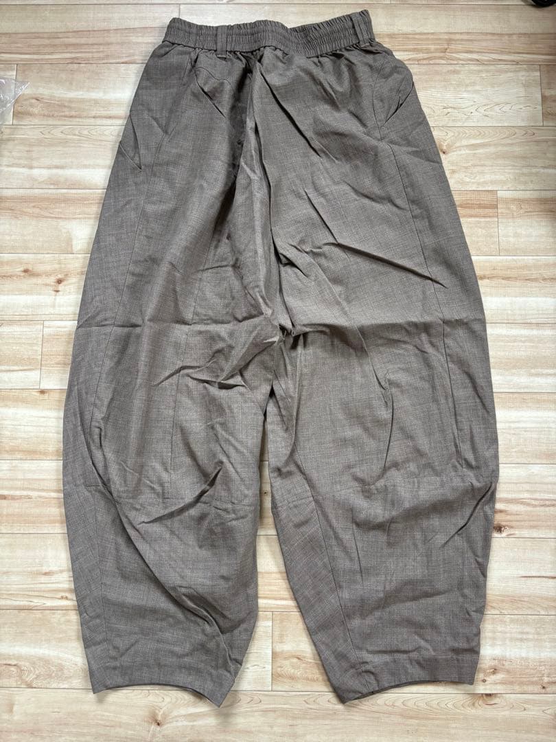 NAMESAKE ネイムセイク イージーパンツ ブラウン