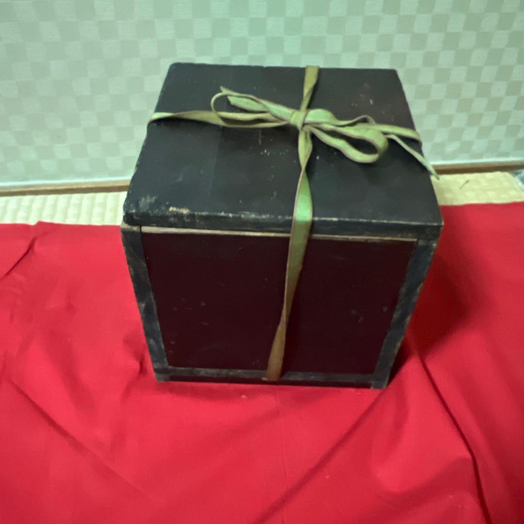 乾山省　絵変皿五客　時代箱