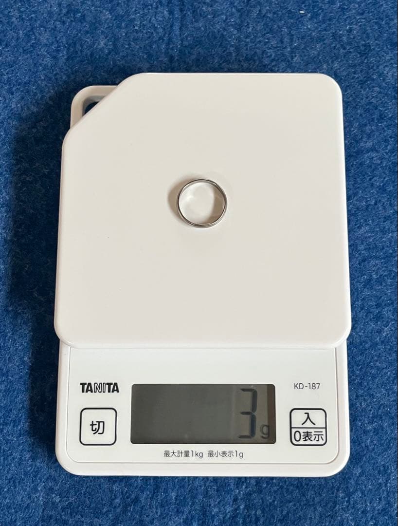 ホワイトゴールド.K18リング　3g