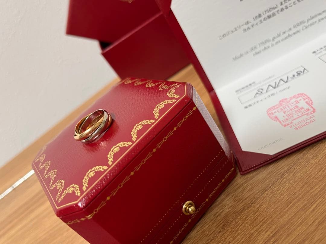 Cartie/カルティエ 3連トリニティリング♯46 クラシックモデル