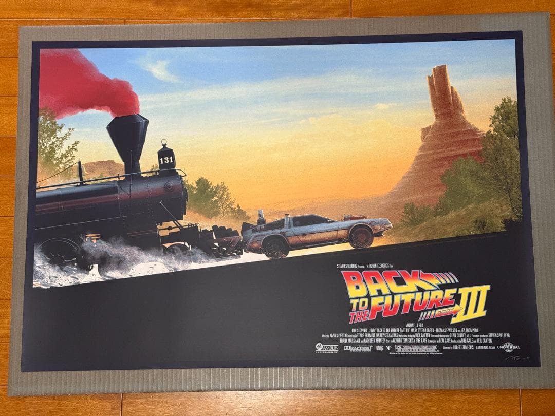 東京コミコンでクリストファー・ロイドにサインを貰うならこれ！BTTF3ポスター