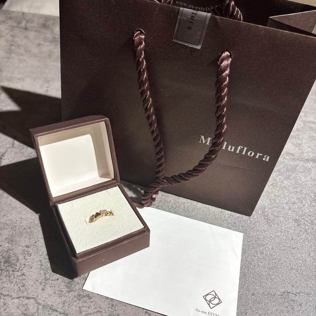 ＊専用です 美品　ミルフローラ　ピンクゴールド　ハート指輪